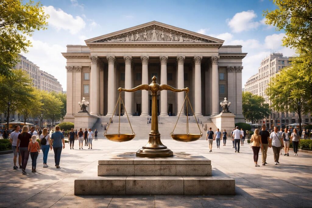 découvrez pourquoi le droit constitue un pilier essentiel de la stabilité sociale et économique, en garantissant l'ordre, la justice et la protection des droits de chacun.