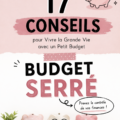 Une femme souriante dans un cadre élégant tout en respectant son budget.