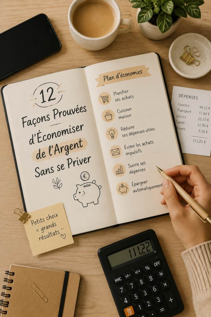 12 astuces pratiques pour économiser sans se priver