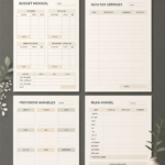 Femme examinant ses finances avec un cahier de budget et un ordinateur portable