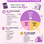 Femme consultante sur un ordinateur pour gérer son budget et construire sa richesse.