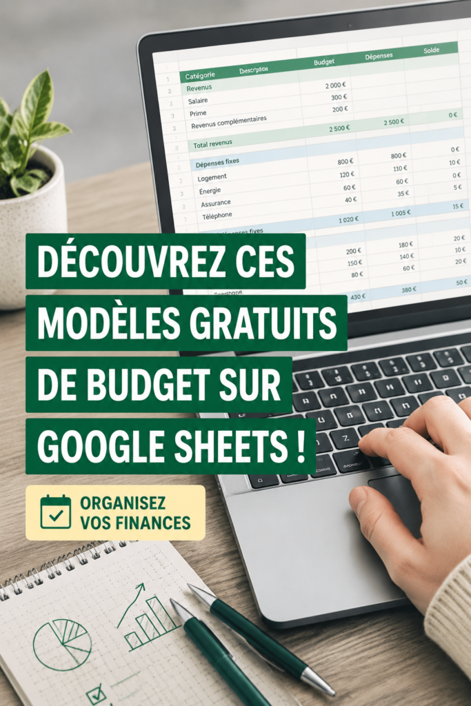 Modèles de budget gratuits à télécharger sur Google Sheets.