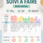 Tableau Excel organisé pour la gestion des tâches