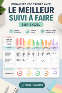 Tableau Excel organisé pour la gestion des tâches
