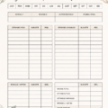 Exemple de pages de budget imprimables pour organiser ses finances mensuellement