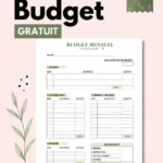 Modèle de feuille de budget gratuit à télécharger pour une meilleure gestion financière.