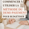 Femme consultant son budget avec la méthode du paiement en deux fois, symbolisant une approche financière pratique et intelligente.