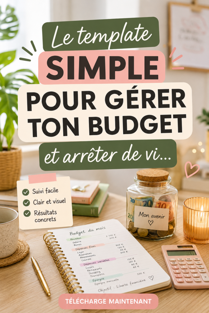 Femme utilisant un modèle de budget sur une tablette