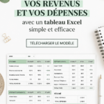Femme utilisant Excel pour organiser ses finances avec des graphiques et des chiffres