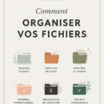 Bureau bien organisé avec des dossiers triés et étiquetés, symbole de productivité
