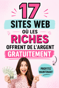 Une femme examinant des sites en ligne pour recevoir de l'argent gratuit, avec un air pensif et déterminé.