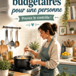 Femme qui gère son budget familial avec des outils pratiques