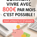 Une jeune femme souriante avec un carnet et un stylo, planifiant son budget mensuel.