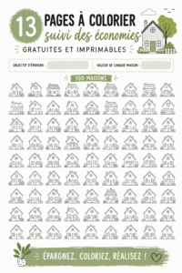 Collection de pages à colorier gratuites dédiées à l'épargne