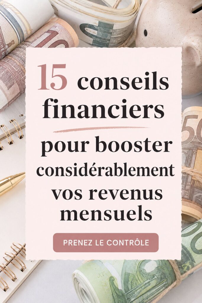 Une femme souriante évaluant ses finances avec un ordinateur portable et des notes.
