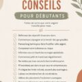 Illustration d'une femme réfléchissant à des conseils d'investissement pour débutantes.
