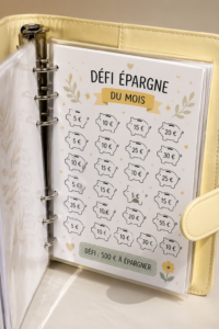 Classement de différentes méthodes d'épargne pour réussir un défi mensuel.
