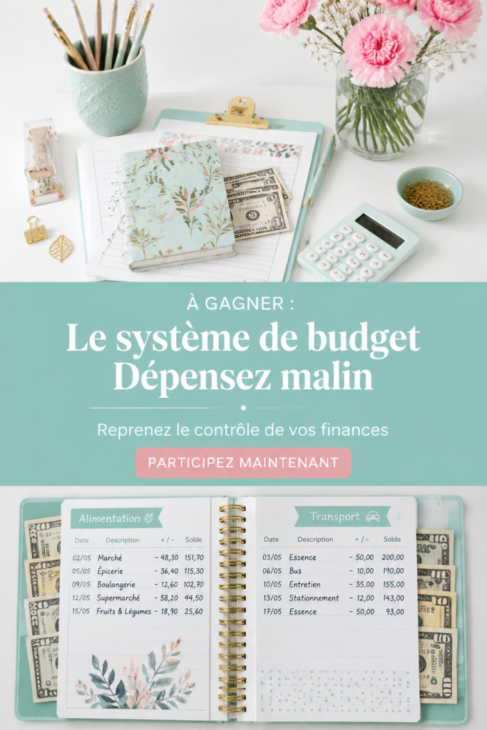 Une femme en train de gérer son budget avec le système Spend Well.