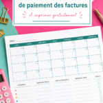 Femme utilisant un outil de gestion de paiements mensuels