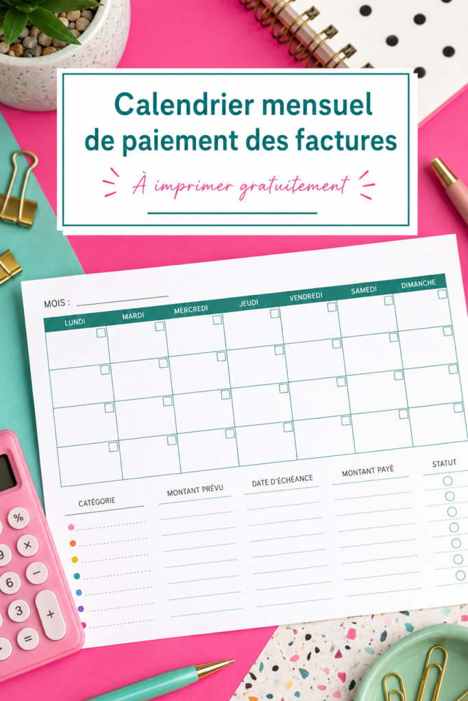Femme utilisant un outil de gestion de paiements mensuels