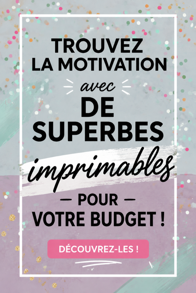 Imprimables budgétaires gratuits pour gérer son budget efficacement.