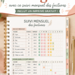 Femme utilisant un planificateur de budget pour organiser ses finances personnelles