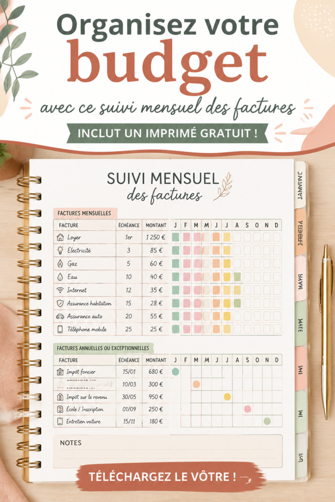 Femme utilisant un planificateur de budget pour organiser ses finances personnelles