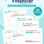 Femme regardant un document financier avec un sourire, planifiant son budget.
