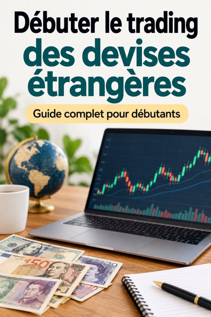 Femme souriante faisant des recherches sur le trading Forex