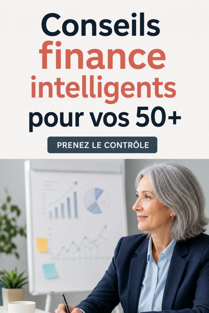 Femme de 50 ans examinant ses finances avec des documents devant elle