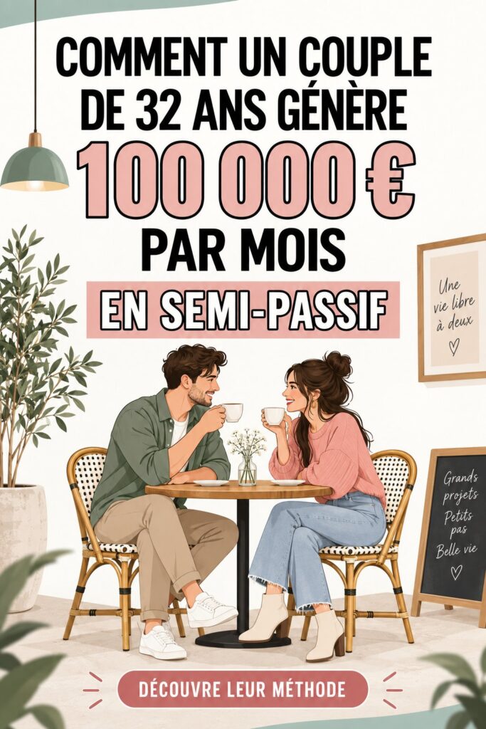 Un couple souriant discutant de leurs finances personnelles et de leurs projets d'avenir.
