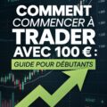 Femme examinant des graphiques de trading sur son ordinateur avec un budget de 100 dollars.