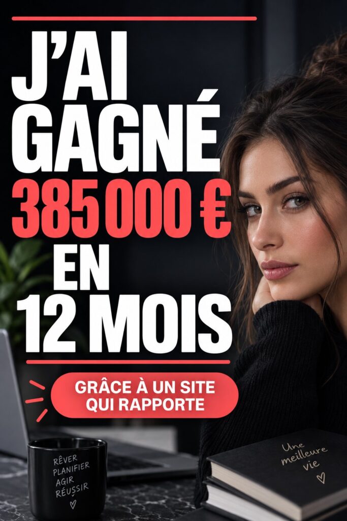 Femme souriante travaillant sur son ordinateur pour gagner de l'argent en ligne.