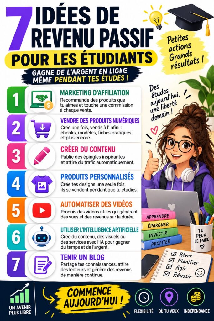 Femme consultant des idées de revenus passifs pour améliorer ses finances personnelles.