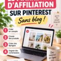 Femme utilisant Pinterest pour le marketing d'affiliation sans blog.