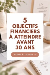 Femme réfléchissant à ses objectifs financiers