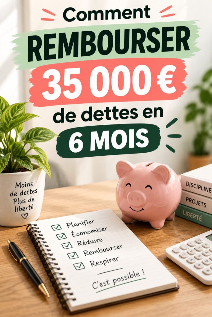 Une femme consultante son budget pour rembourser ses dettes